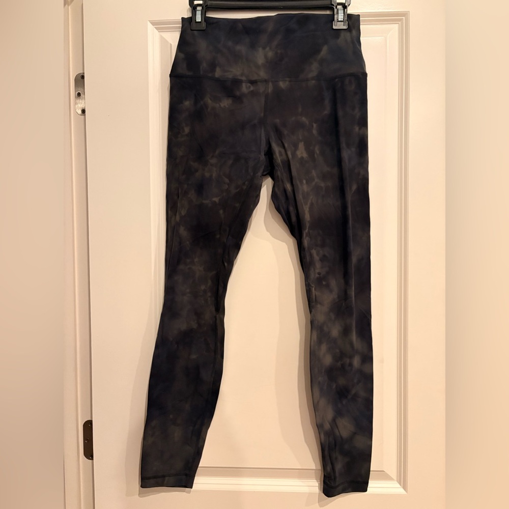 lululemon athletica Black Tie-Dye High-Rise Align Leggings